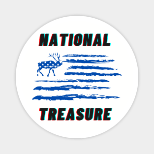 National treasure deer Magnet